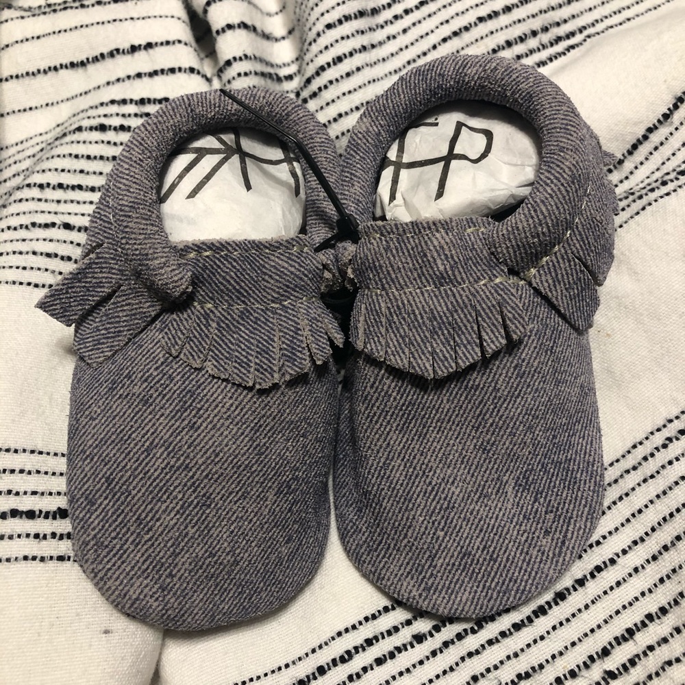 Freshly Picked Denim Moccasins